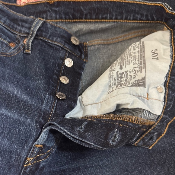 Levi's‎ 501 Dark Blue Denim - Picture 8 of 11